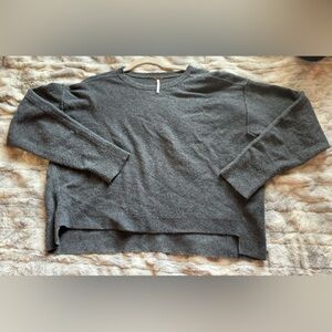 Free people grey pullover sweater